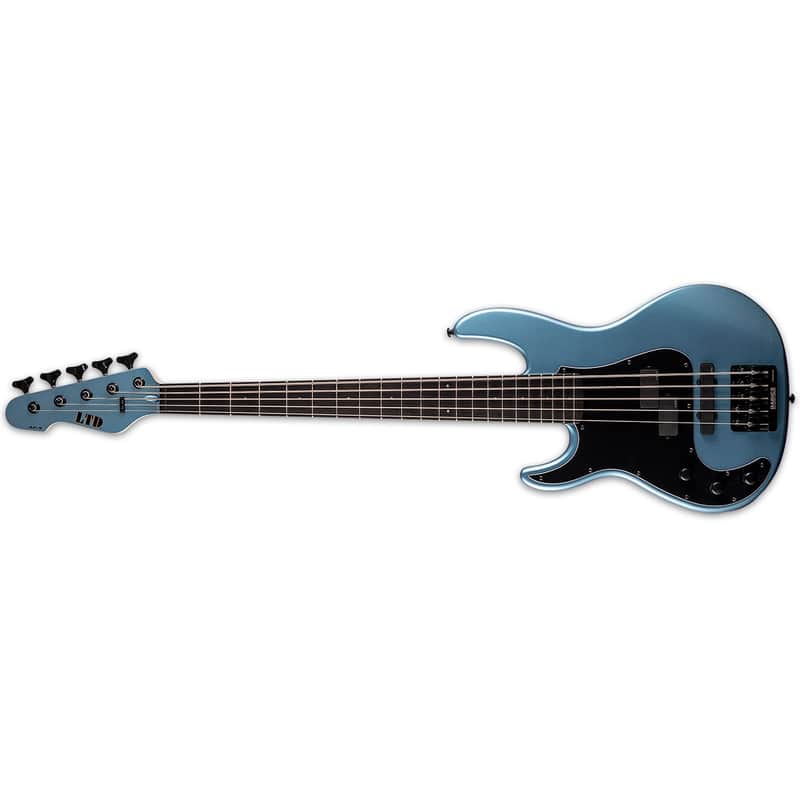ESP LTD AP-5 LH Pelham Blue Left-Handed 5-String Electric Bass Guitar + Free Gig Bag AP5 AP 5 image 1