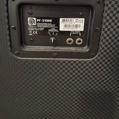 Ampeg PF-210HE Portaflex 450-Watt 2x10" Fliptop Bass Speaker Cabinet 2011 - Present - Black image 5