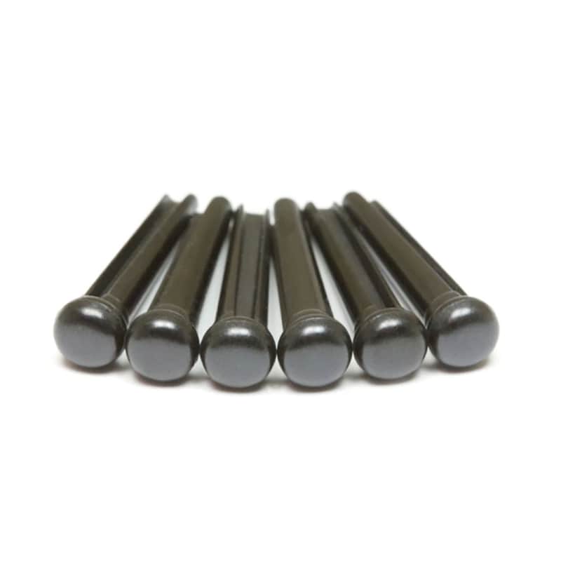 Graph Tech TUSQ Bridge Pins Black No Dot image 1