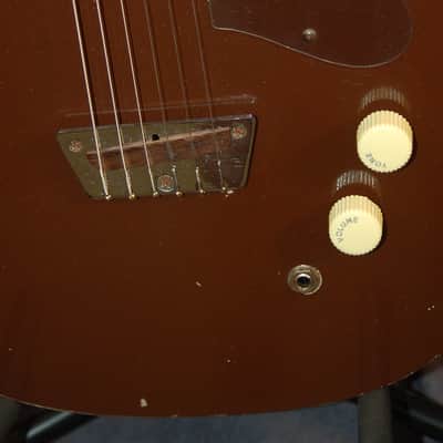 Silvertone by Danelectro Model 1304 Wishbook 1960 Brown Masonite image 3