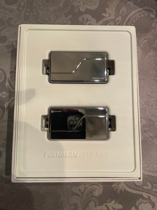 Fishman Modern Humbucker PRH-MHB-SB2 Nickel-Pickup Set 2010s - Chrome image 1