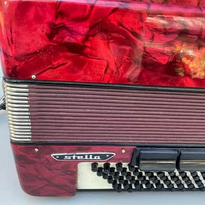 Rare Weltmeister Stella Accordion 11 Treble, 5 Bass image 7