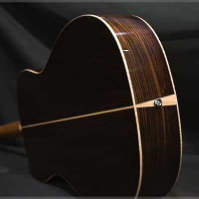 Hozen Red Label HR-OM-AR Torrefied Adirondack Spruce/Indian Rosewood image 3