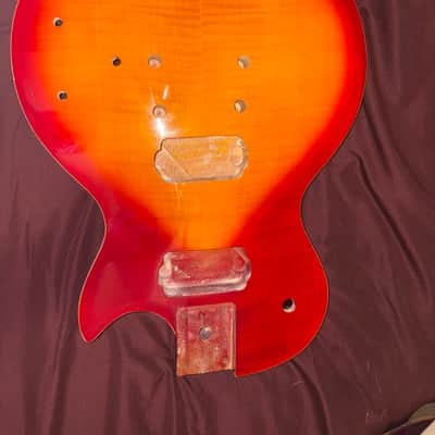 GFS LP Style Single Cut body - Cherry burst image 5