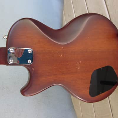 Vintage Hondo 732 Deluxe LP late 70's early 80's Natural Brown OHSC. image 6