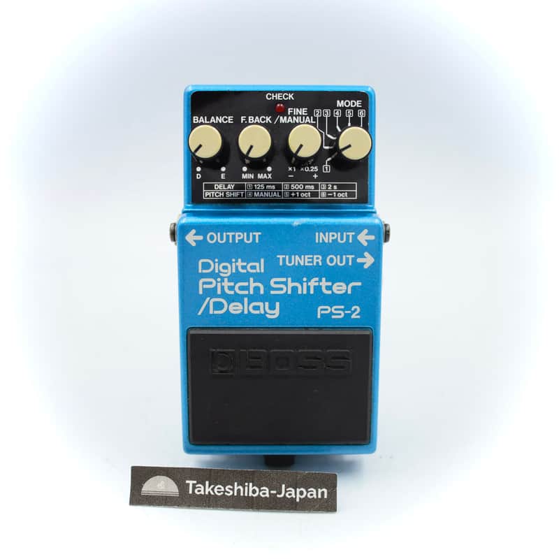 Boss PS-2 Digital Pitch Shifter Delay 1987 Made in Japan Guitar Effect Pedal 859602 image 1