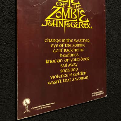 John Fogerty - Eye of the Zombie Piano/vocal/Guitar Songbook Vintage 1987 Used image 4