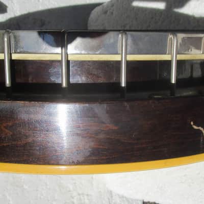Gibson TB-00 Tenor Banjo, Early 1950's, One Piece Flange, Brass Tone Ring, Hang Tags, Case image 15