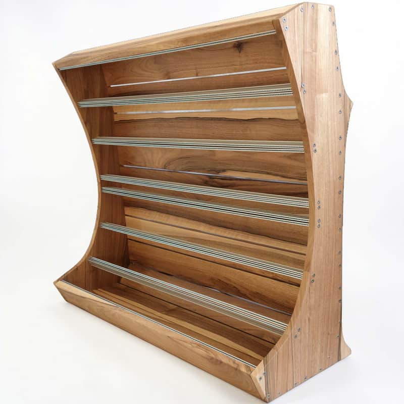 19U / 196hp Eurorack case MARIZILLA • Walnut • Rails + M3 nuts / Unpowered image 1