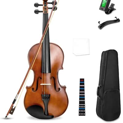 GEWA Mittenwald Karwendel 4/4 Size Violin with Case and Bow | Reverb