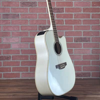 Takamine GD37CE PW Acoustic-Electric Guitar - Gloss Pearl White image 4