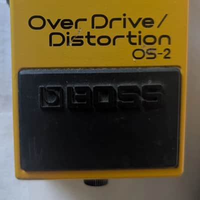 Boss OS-2 OverDrive/Distortion (Silver Label) 1990 - Present - Yellow image 1