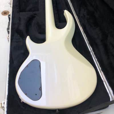 Gibson Bunny Brunel 4 Str. Fretless 1986 Pearl White image 2
