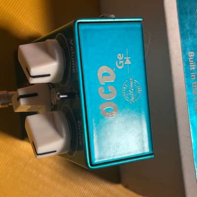 Fulltone Custom Shop OCD-GE Germanium Overdrive 2019 - Tahitian Teal image 3