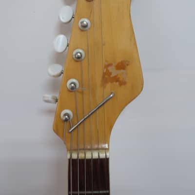 Vintage 1960s Teisco Guyatone Kent Bizarre Guitar 2 PU Small Body Surf Machine Lots O' Chrome Velvet Underground Played A Similar One! image 5