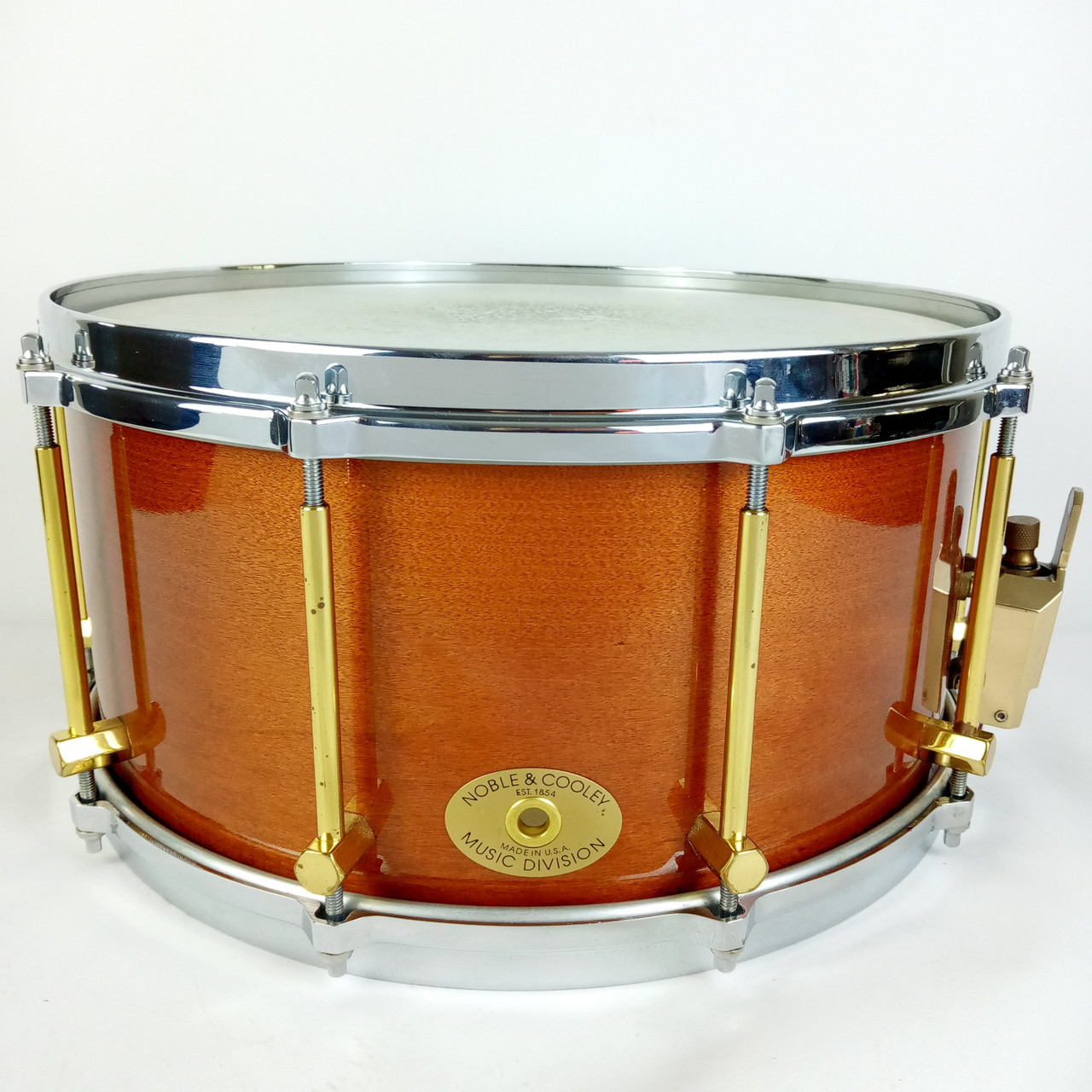 Noble&Cooley 7x14"SS Classic Snare Drum 1Ply Solid Maple Shell Vintage 80s 10Lug — main photograph