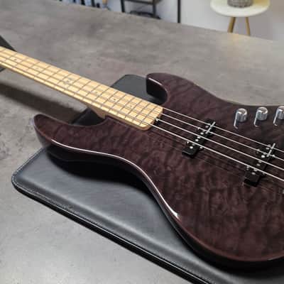 ESP J4 QM Bass BRAND NEW J-FOUR Jazz Bass MIJ E-II Standard Series Ash Body with Americam USA Seymour Duncan Pickups - Fender killer from Japan! image 7