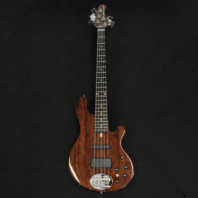 Lakland USA 55-94 Custom Deluxe 5-String Bass Walnut Burl Wenge Neck (Rare) #7812 image 1