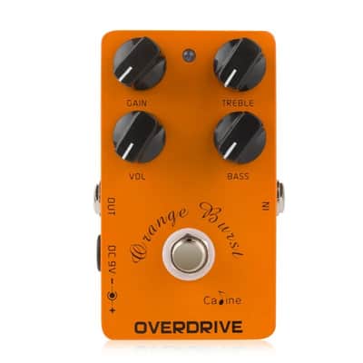 Caline CP-18 Orange Burst Digital Overdrive Guitar Effect Pedal,price include the import duty for US buyer image 2