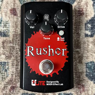 U-Lite by MOEN Effect Lab Rusher Analog Distortion Overdrive Guitar Effect Pedal w/ Box! image 2