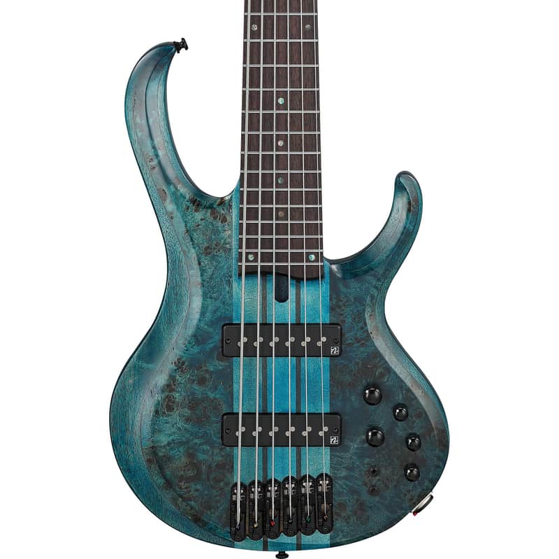 Ibanez BTB946 Standard 6-String Electric Bass - Cosmic Blue image 1