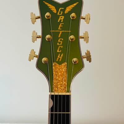 Gretsch Custom Shop Masterbuilt Stephen Stern 1962 Penguin Double Cutaway G6134 - elegant Cadillac Green (rare & unplayed) image 6