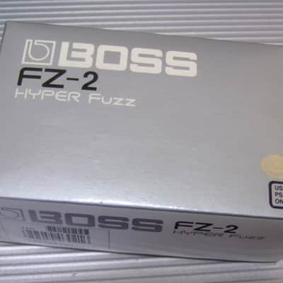 Boss FZ-2 Hyper Fuzz w/ Original Box & Manual (Silver Label) 1993 - 1997 - Silver image 6