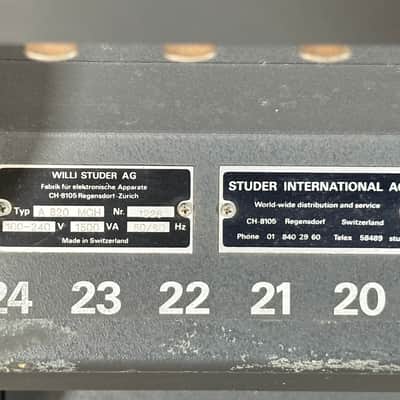 Studer A820 MCH 2" 24 Track Recorder image 21