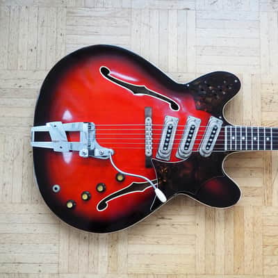 VIDEO! 1965 Framus 5/114-54 Fret Jet Thinline - pro setup/Player ready image 3
