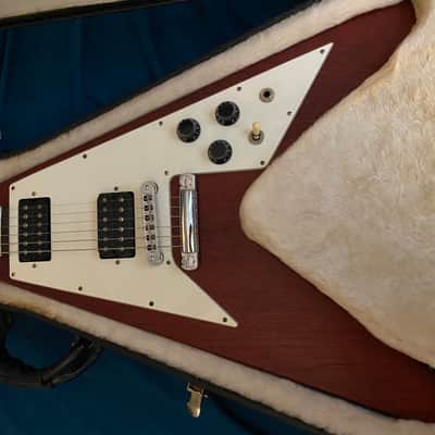 Gibson Flying V worn brown/cherry 2007 - Worn image 1
