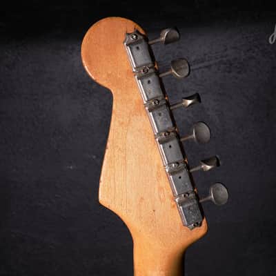 1954 / 1955 Fender Stratocaster with Maple Fretboard Blonde Refin image 8