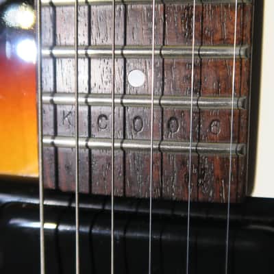 Mosrite Gospel 1999 Sunburst Kurt Cobain Nirvana Guitar + Hardshell Case image 14