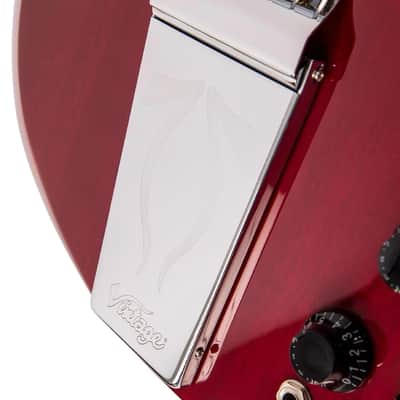 Vintage VS6VCR ReIssued Vibrola Cherry Red image 4