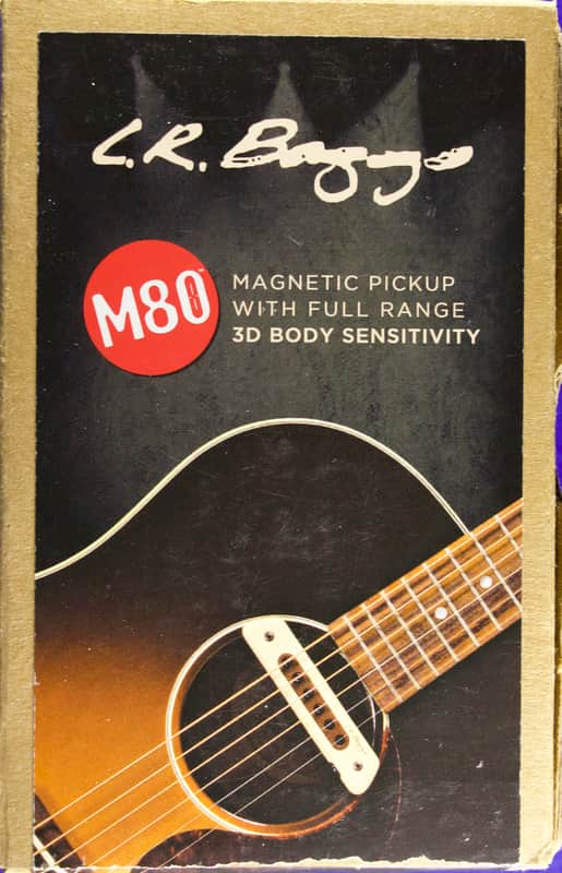 LR Baggs M80 Acoustic Guitar Soundhole Pickup - White image 1