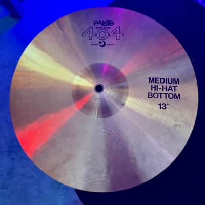 Paiste 404 13 inch Brown Label hi hats image 2