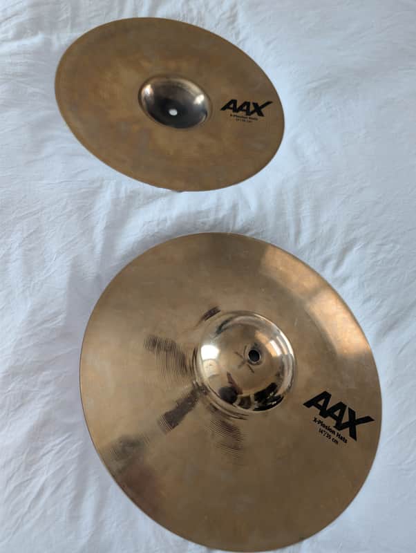 Sabian 14" AAX X-Plosion Hi-Hat Cymbals (Pair) 2019 - Present - Natural image 1
