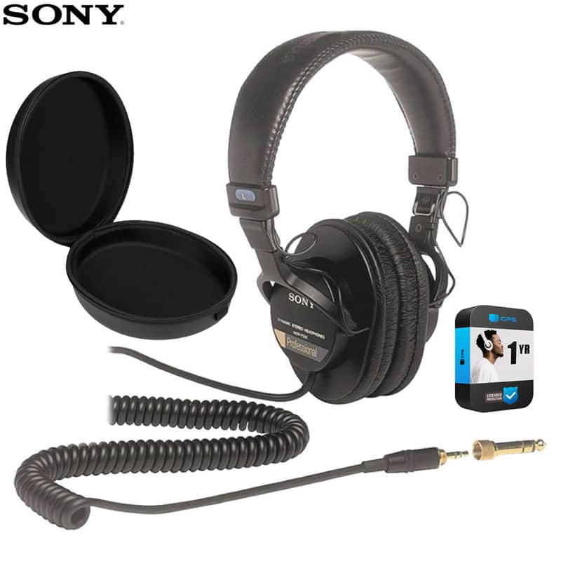 Sony Professional Large Diaphragm Headphones with Case and 1 Year Warranty image 1