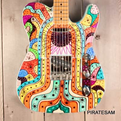 Squier Classic Vibe '50s Custom art Telecaster " Spider Maze 5 " image 3