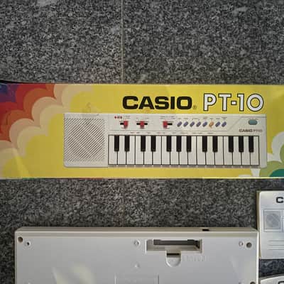 Immagine Casio PT-10 29-Key Mini Synthesizer 1980s - White - 6