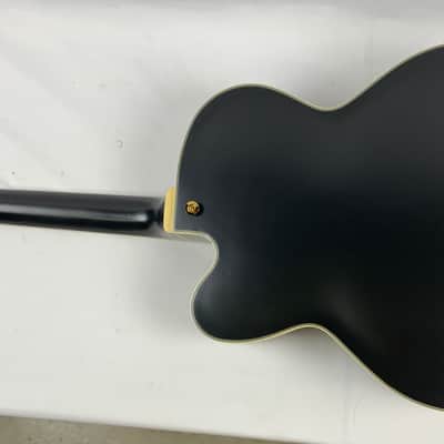 Ibanez PM3C Pat Metheny Signature Hollowbody Electric Guitar Black Low Gloss + Hardshell Case B-Stock image 18