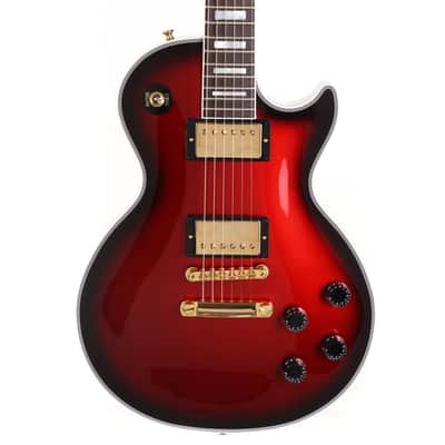 Gibson Custom Shop Les Paul Axcess Standard Candy Apple Red Burst Gloss Headstock Repair image 2