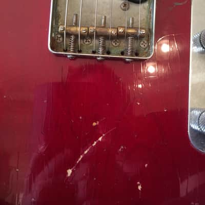 GJ2 Hellhound Sugar Pine Heavy Relic 2015 Trans Vintage Red custom shop telecaster image 7