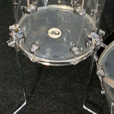 DW Design Series 4-Piece 12/14/22 Acrylic Drum Kit Set w/ Matching Snare Drum (Made for a DW Artist!) image 5