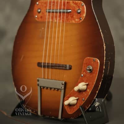 early 1950's Kay K-125 thru-neck image 7
