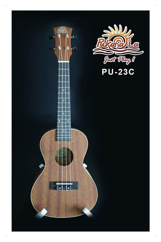 PukanaLa Model PU23C Concert Ukulele with Sapele Mahogany Top, Back and Sides image 1