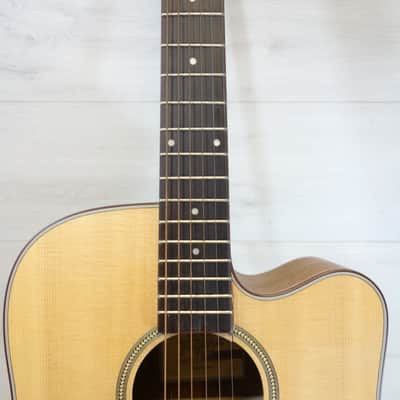 Tagima Tagima Série Walnut TWO Folk Acoustic-Electric Guitar – Factory Second / Fishman Isys 2017-2019 - Natural image 5