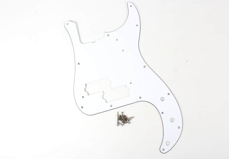 Fender Precision Bass White Pickguard USA American Standard image 1