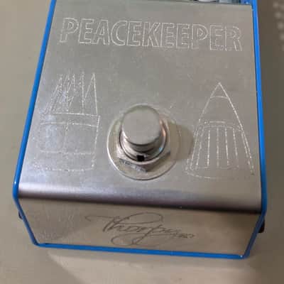 ThorpyFX Peacekeeper V2 Low-Gain Overdrive 2024 - Silver/Blue/White image 2