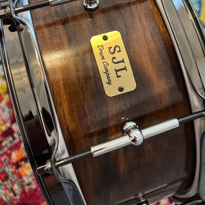 SJL Drum Company Pacific Black Walnut single ply snare 2026 - Natural gloss image 2
