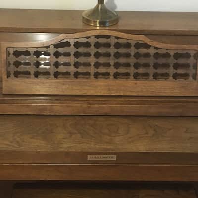 Vintage 1975 Baldwin Acrosonic 41” Console Upright Piano Natural Walnut Lacquer Fully Original w/ Bench Made in USA image 18